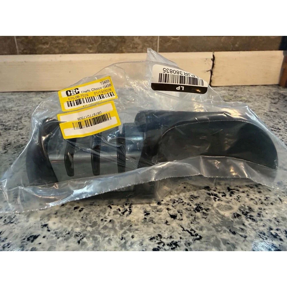 Chef'sChoice G4360 3-Stage Manual Knife Sharpener Diamond Black New No Box